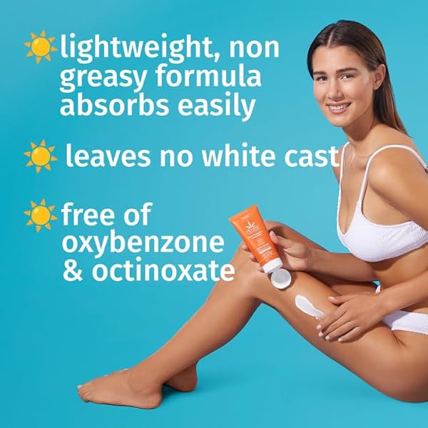 HEMPZ DAILY BODY SUNSCREEN SPF 50, SWEET PINEAPPLE AND HONEYMELON, REEF SAFE, VEGAN, DERMATOLOGIST TESTED, 6 OZ