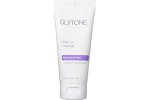 Glytone Mild Gel Cleanser - Exfoliating Face Wash - Normal to Combination Skin - 4.7% Pure Glycolic Acid - Vegan & Fragrance-Free, 2 fl. oz.