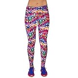 AutumnFall® Performance Activewear - Printed Stretch Cropped Leggings
