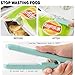 Waxden Mini Food Bag Heat Sealer Handheld Mini Sealing Machine for Bag Smart Control Corrugated Suspension Heating Sheet for Airtight Food Storage with 47 inch Separate Type Power Cable