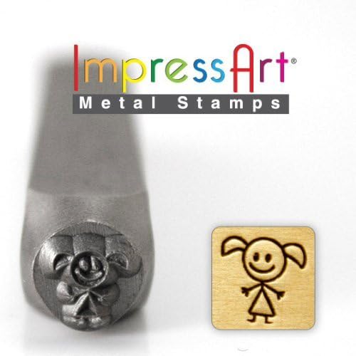 ImpressArt- 6mm, Daughter- Stick Figure Design Stamp by ImpressArt Metal Stamps