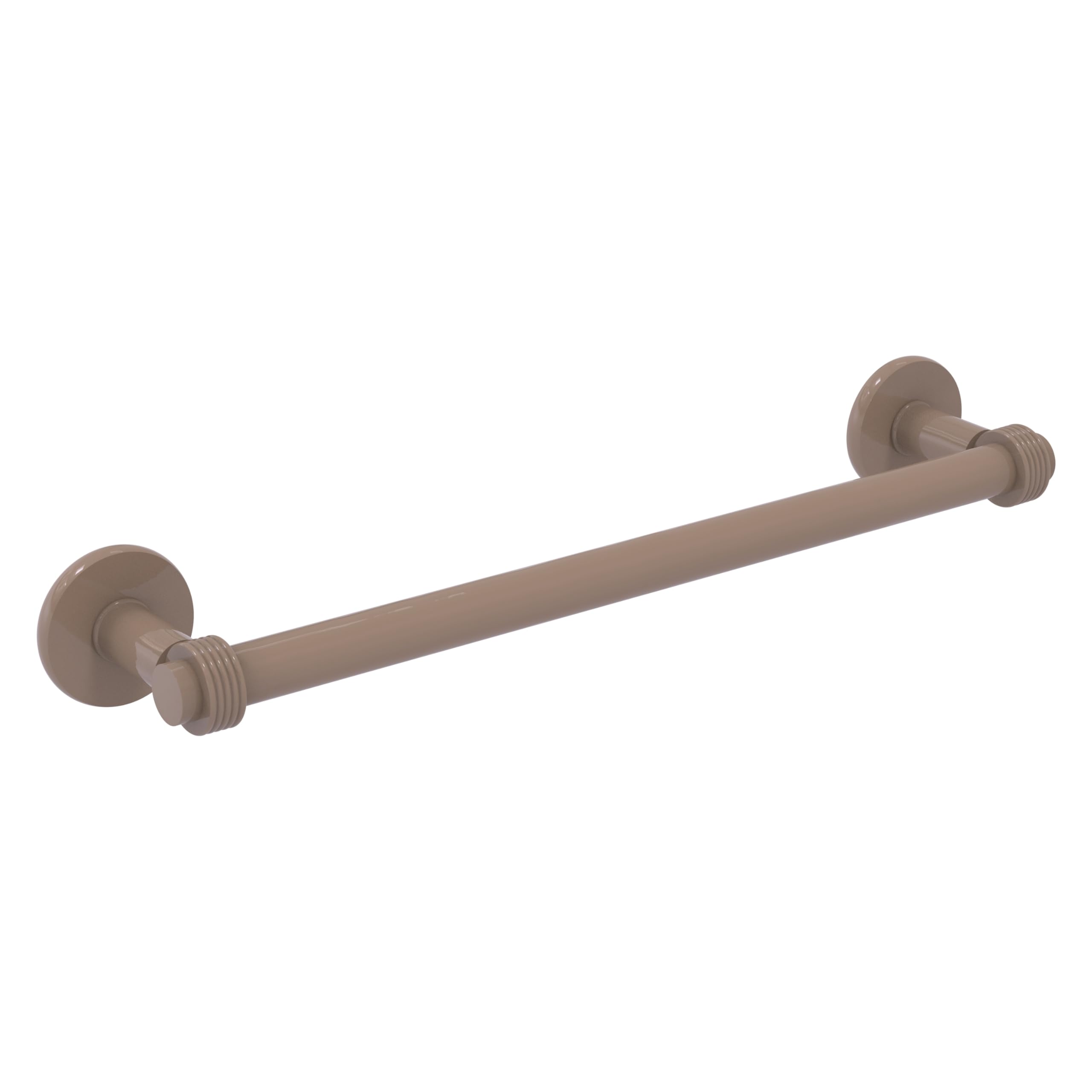 Photo 1 of ***FACTORY SEALED*** Allied Brass 2051G/30-SHB Continental Collection 30 Inch Towel Bar with Grooved Detail, Shaded Beige