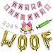 Legendog Dog Birthday Party Supplies, Dog Girl or Boy Birthday Party Decorations, Dog Birthday Hat, Happy Dog Birthday Party Decorations (Pink)