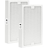 Nispira True HEPA Replacement Filter Compatible with Hunter Models 30966, 30747, 30748, 30750, 30856, 37748, 37750 Air Purifier, 2 Packs