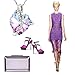 Mother's Day Gifts, Milota “Courageous Heart” Gradient Purple Noble Heart Pendant Necklace with Crystals from Austria