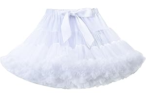Tutu.kk Baby Girls Tutu Skirt Princess Fluffy Soft Tulle Ballet Birthday Party Pettiskirt (9M-8T)