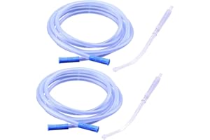 Medcore 2 Pack - Extended Suction Connection Tube with Yankauer Handle, 10 Feet Extra Long – Oral Suction Tip & Vented Tubing