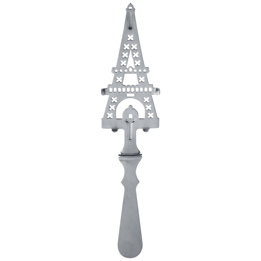 TOPINCN Wormwood Spoon Stainless Steel Absinthe Spoon Cocktail Bar Glass Cup Drinking Filter (#2)