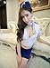 Yinglite Women Uniform Sexy Lingerie Stewardess air hostess flight attendant Policewomen Sheriff Officer Anita Bribe nurse Doctor Teacher Schoolgirl secretary maid Kimono Cheongsam Roles Cosplay Masquerade Lace Costume 2028 (Medium)