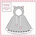 KINOMOTO Game Cat Atsume Hooded Cape Cosplay Costume Gray Cat Cotton Cloak Poncho