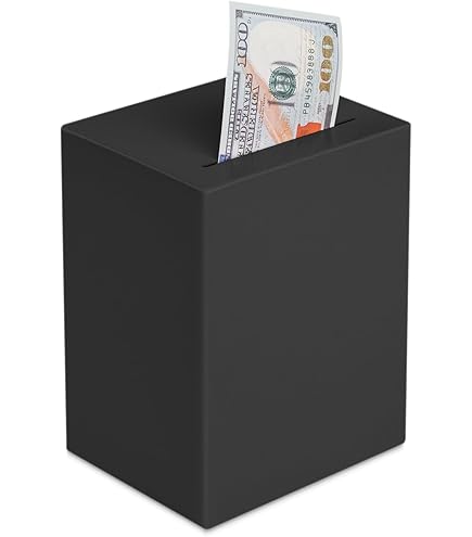 Amazon.com: Metal Money Savings Box Adult Piggy Bank Cash Saver