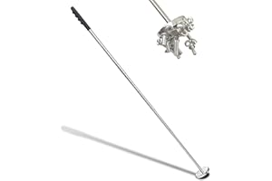 Evecad Magnetic Pickup Tool, Telescoping Magnet Sweeper, Screws Parts Finder with 18Lbs Magnetic Pull Capacity, Nail Magnet, Extendable Telescoping Magnetic Pickup Tool, Retractable from 8 to 35 inch