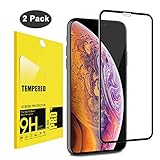 [2-Pack] iPhone Xs Max Screen Protector,ZzzBuoo[Full Coverage][9 Hardness] Bubble Free,Anti-Scratch [Case Friendly] Tempered Glass Screen Protector Apple iPhone Xs Max (6.5-Inch)