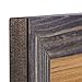 Rustic Wooden Picture Frame 11x14-100% Natural Solid Eco Wood for Wall Mounting Photo Frame - Old Dark Grey