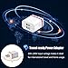 Costyle 2-Pack 5V/2.0Amp Dual USB 2-port Easy Grip Home Travel Wall Charger Adapter for iPhone SE 6S 6 Plus, iPad Air Mini, Samsung Galaxy S7 S6 edge Note 5, HTC One, LG and Most Device(Silver+Black)