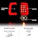 VIPMOTOZ OLED Neon Tube Tail Light Lamp For 1994-2001 Compatible with Dodge RAM 1500 2500 3500 - Matte Black Housing, Smoke Lens, Driver and Passenger Side
