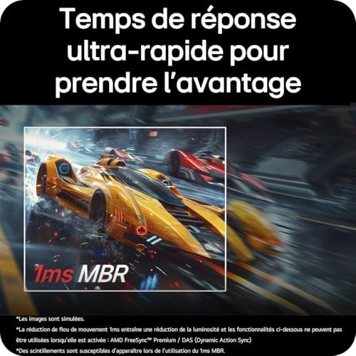 Ultragear™ 27G411A-B.AEU Ecran PC Gaming 27" - Dalle IPS résolution FHD (1920x1080), 5ms GtG 144Hz, HDR 10, sRGB 99% (CIE1931), AMD FreeSync, inclinable, DisplayPort 1.4, HDMI 2.0