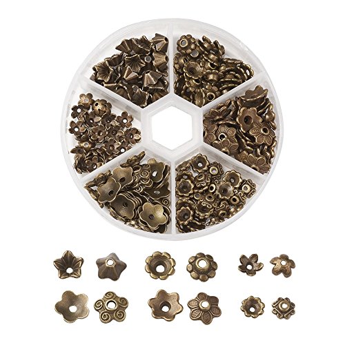 Pandahall 1 box assorted 6 different shape tibetan styl…