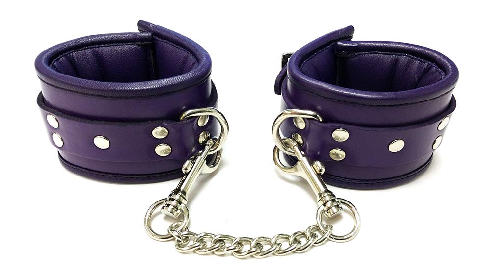 Rouge Garments Unisex-Adult's Padded Ankle Cuffs, One Size, Purple — image 1