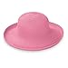 Wallaroo Hat Company Women’s Victoria Sun Hat – Ultra Lightweight, Packable, Broad Brim, Modern Style, Designed in Australia, Light Pink