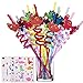 Reusable Dinosaur Straws for Kids Party - Plastic Drinking Straws for Dinosaur Party Favors Decorations, Dinosaur Party Supplies - Set of 30(24 Pack + 6 Free Dinosaur Temporary Tattoos)