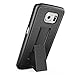 Encased Belt Case for Samsung Galaxy S6 Thin Belt Clip Holster w/Kickstand (Black) (Ultra Slim GRIPshell - Samsung Galaxy S6) New 2015 Release