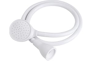 DEWIN Dog Shower Hose, Pet Shower Spray Hose Push On Bath Tub Sink Faucet Attachment Washing Hair Hairdresser Tool for Pet Grooming Shop(Single Tap)