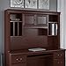 Bush Furniture Birmingham Hutch for Credenza Desk in Harvest Cherry