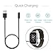 [2-Pack] TUSITA Charger Compatible with Asus ZenWatch 2nd WI501Q WI502Q - USB Charging Cable 100cm - Smartwatch Accessories