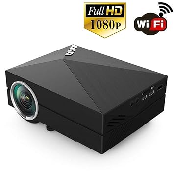 TLgf Mini proyector LED Full HD Video 1080P Multimedia Home Cinema ...