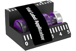 Vial Label Applicator - 3ml/10ml Precision Bottle Tool, Reusable Label Placement Device, Accurate Alignment Accessory | Easy 