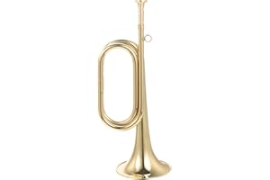 KESYOO Bugle Wind Instrument for Beginners Lightweight Copper Music Bugle for Military Orchestra School Ban