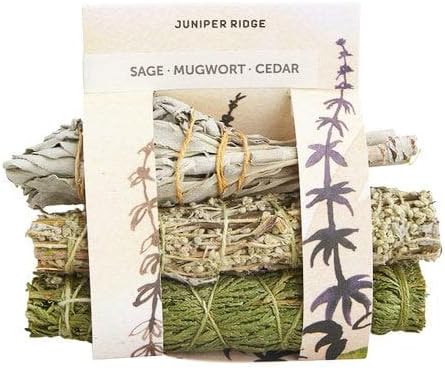 Juniper Ridge White Sage - Mugwort & Cedar Smudge Variety Pack 3-4" Mini's