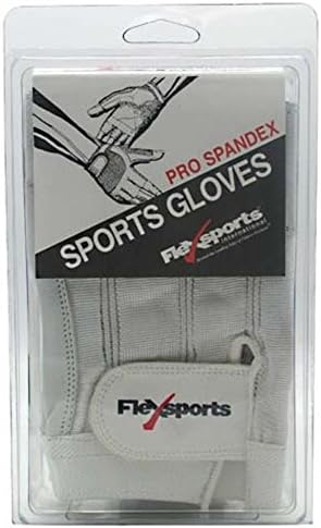 Flexsports International Pro Spandex Sports Gloves White Small S