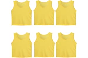 Tych3L Scrimmage Training Vest Kids Youth Adult Soccer Practice Jersey Athletic Pinnies (6 & 12 Pack)