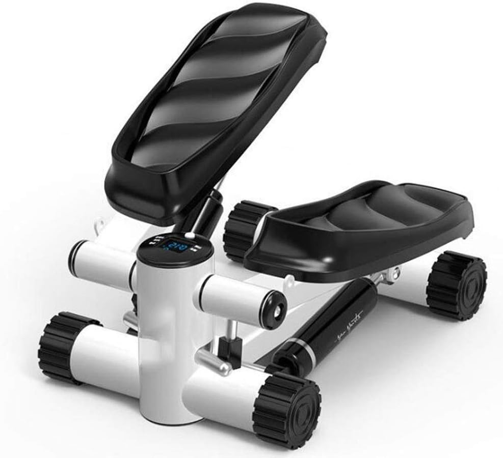 AMAZACER Stepper - Home Mini Stepper Adjustable height and resistance Mini stair stepping exercise without installation (color: black)