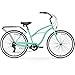 sixthreezero Around The Block Women’s 7-Speed Cruiser Bicycle, Mint Green w/ Black Seat/Grips, 26″ Wheels/17″ Framethumb 2