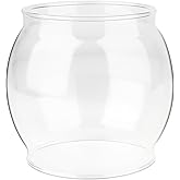 Lantern Glass Globe Replacement, Compatible with Coleman 200A/B &amp;R690B051,Fits Kamplite, JC Higgins, Optimus, Ashflash Vintage Lanterns,Heat-Resistant Clear Bulged Glass for Camping &amp; Emergency Lights