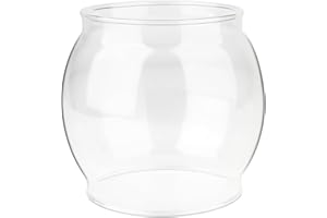 SUNJIKA Lantern Glass Globe Replacement, Compatible with Coleman 200A/B &R690B051,Fits Kamplite, JC Higgins, Optimus, Ashflash Vintage Lanterns,Heat-Resistant Clear Bulged Glass for Camping & Emergency Lights