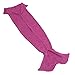 AmyHomie Mermaid Tail Blanket for Adults, Crochet Mermaid Blanket for Women Soft All Seasons Sleeping Blankets Gift for Teen Girls (ScalePink, Adults)
