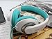Connectland Stereo Wired Headphone & Microphone Lightweight 40mm Speaker Music Gaming Stylish Teal CL-AUD63035