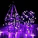 LED SopoTek 7ft 20 LEDS Purple Starry Lights Fairy Lights Silver LED Lights Strings AA Battery Powered Ultra Thin String Wire(20 Leds Purple Battery not included)