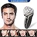 Veru ETERNITY Electric Shaver/Razors for Men Waterproof Electric Razor Wet & Dry IPX6 Cordless Men's 3D Rotary Shaving Razor with Pop-up Trimmer Rechargeable for Home and Travel