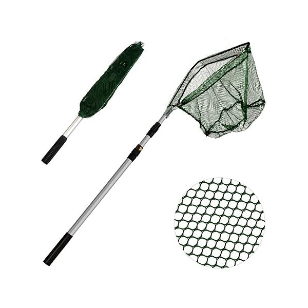 XUNMA-Fishing-Landing-Net-with-Telescoping-Pole-Handle67-Inch