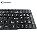 SUNMALL Keyboard Replacement with Frame Compatible with Lenovo Ideapad G580 G580A G585 G585A V580 V585 Z580 Z580A Z585 Z585A N580 N581 N585 N586 Series Laptop Black US Layout
