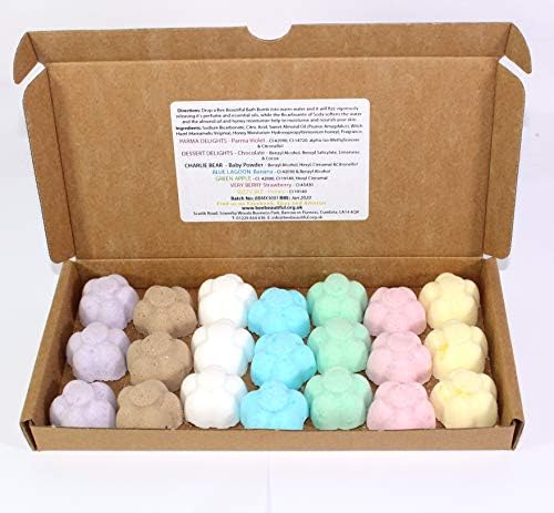 Bee Beautiful Bath Bombs - 21 x 10g Mixed Scent Flowers (Reduced Plastic)