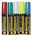 Deflecto Securit Wet Erase Jumbo Chalk Markers - 5 Colors