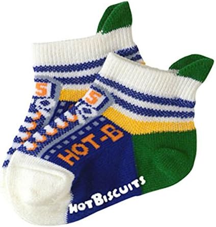 Amazon Mikihouse Hotbiscuits ミキハウスホットビスケッツ だまし絵 ローカットソックス 13 15cm ブルー ソックス 靴下 通販