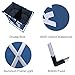 Chrislley X-Frame Laundry Hamper Basket Dirty Clothes Laundry Basket Large Home Laundry Hamper Sorter Laundry Bag (Blue)