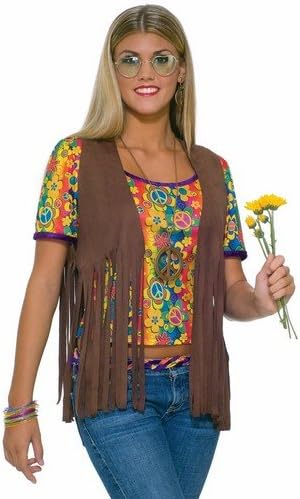 Amazon ノーブランド品 ヒッピーバンド ファッション ベスト 大人用コスプレ衣装 Std 約158 180cm 約77kg迄 並行輸入品 コスプレ 仮装 通販